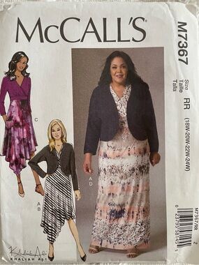 McCall’s Maxi Dress & Bolero Jacket Pattern